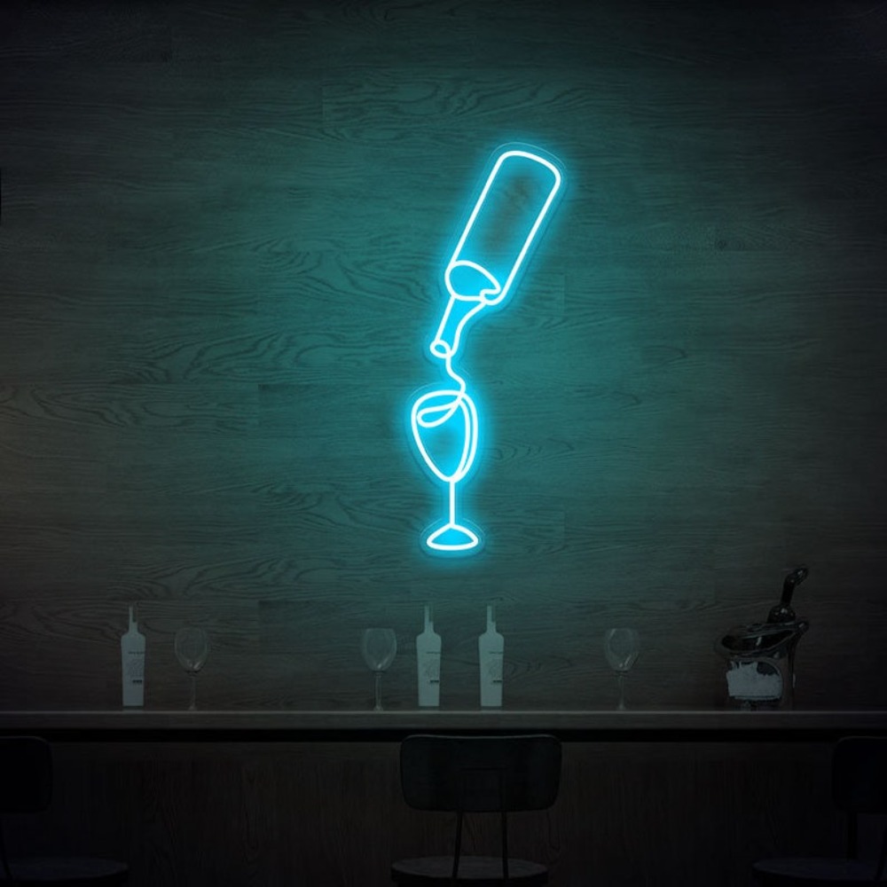 Wine Led Neon Sign lights USB  - Wine Beer Store review and price