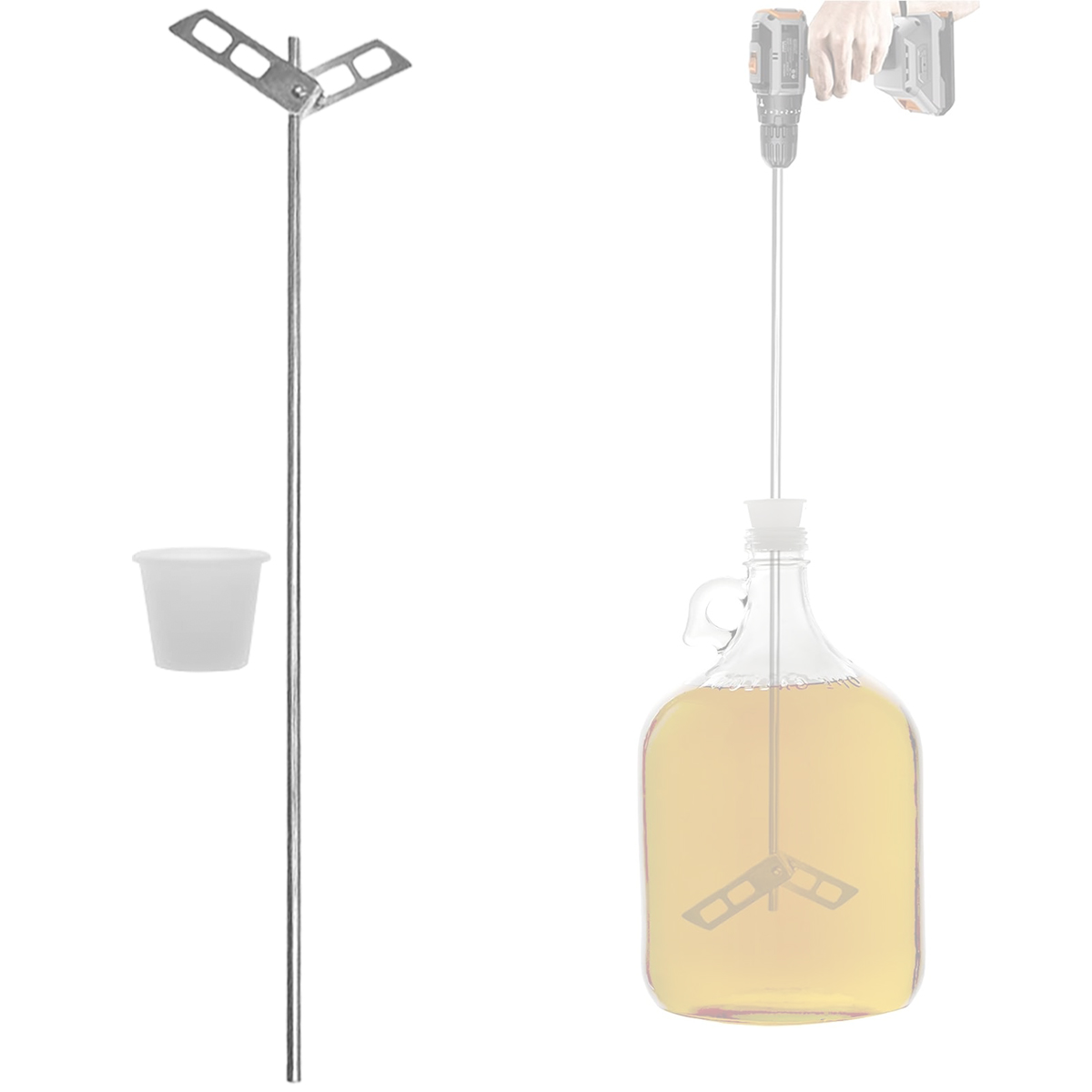 Beer Degassing Stirrer Paddle, - Wine With Beer Mix review and price