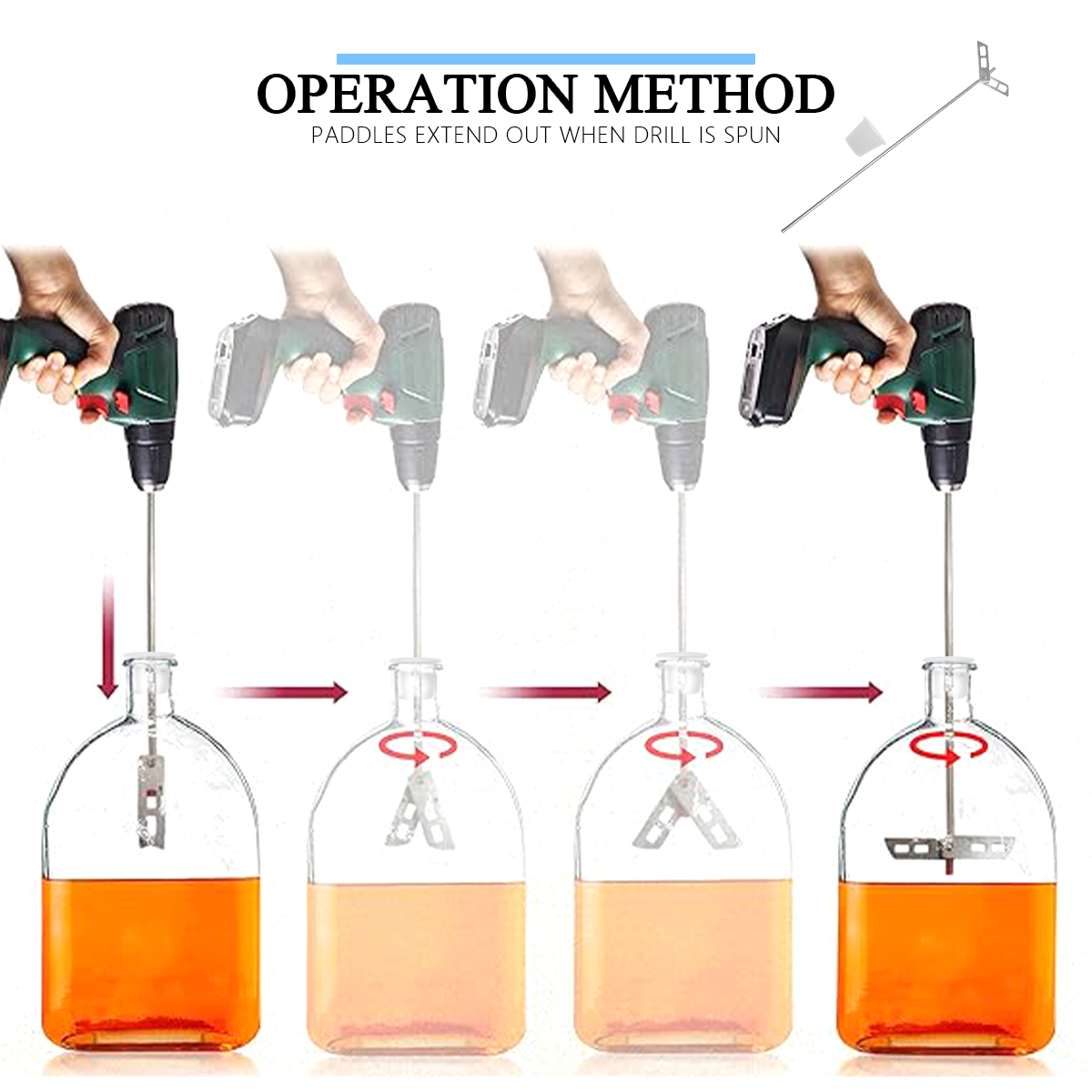 Beer Degassing Stirrer Paddle, - Wine With Beer Mix review and price