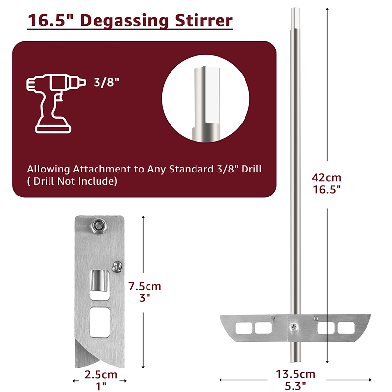 Stainless Steel Drill Stirrer, - Wine With Beer Mix review and price