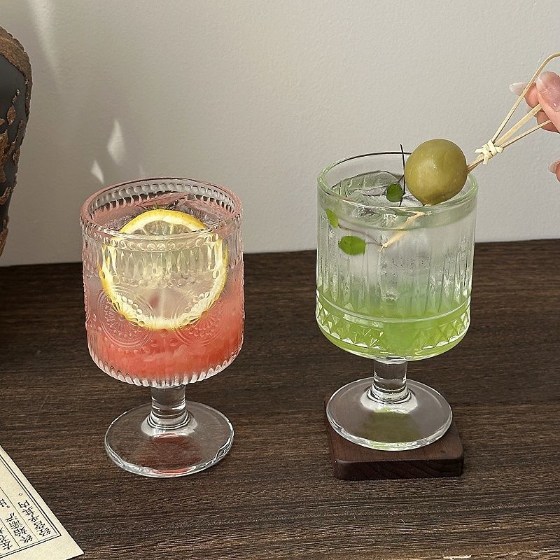 4pcs Set Vintage Embossed Mixe - Wine With Beer Mix review and price