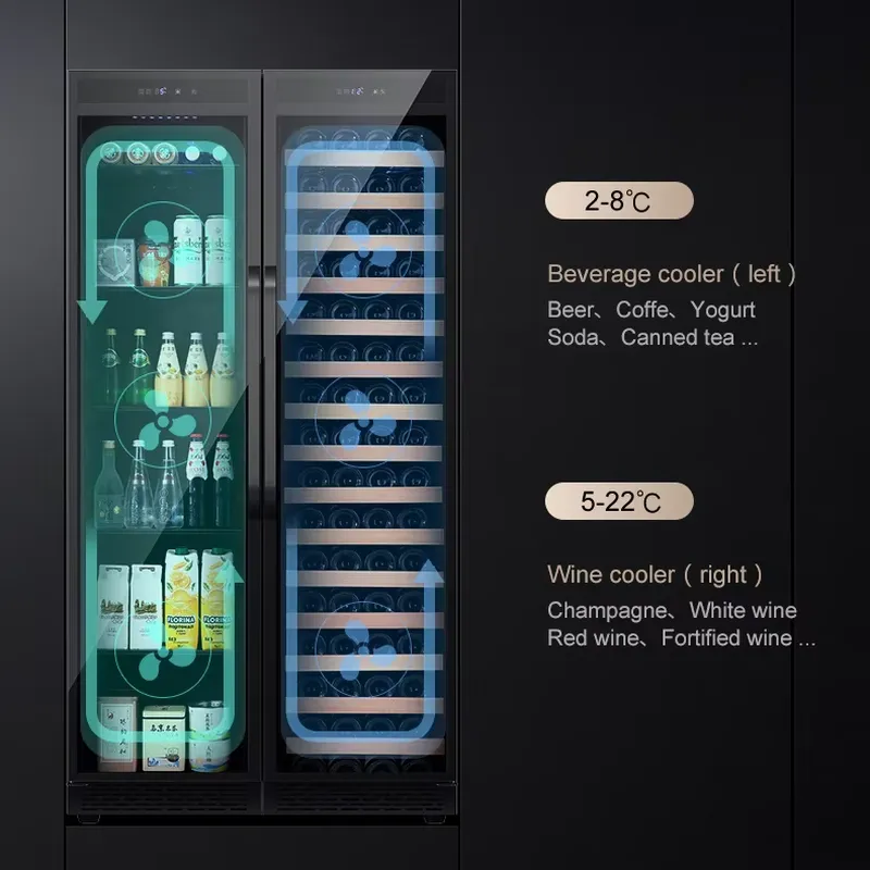 Built In Beverage Fridge Doubl - Wine With Beer Mix review and price
